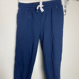 Regular navy blue sweatpants